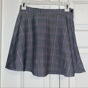 Plaid Mini Skirt